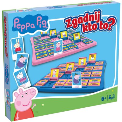 Gra towarzyska WINNING MOVES Zgadnij kto to? Świnka Peppa WM05293-POL-6