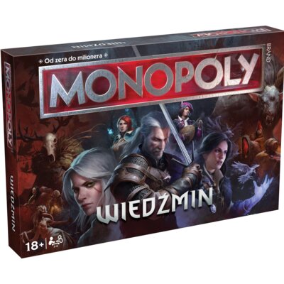 Gra planszowa WINNING MOVES Monopoly Wiedźmin WM04623-POL-6 18+