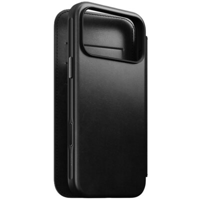 Etui NOMAD Modern Leather Folio Horween do Apple iPhone 17 Pro Max Czarny