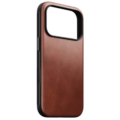 Etui NOMAD Modern Leather Horween do Apple iPhone 17 Pro Brązowy