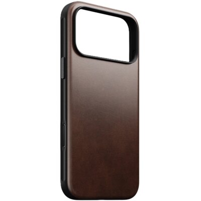 Etui NOMAD Modern Leather Horween do Apple iPhone 17 Pro Max Brąz rustykalny