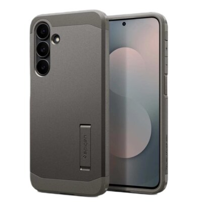 Etui SPIGEN Tough Armor MagSafe do Samsung Galaxy S25 FE Metalowy Grafit