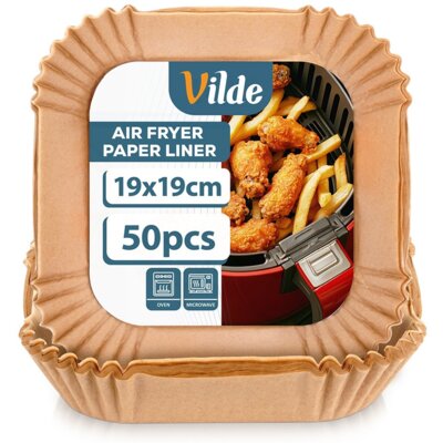 Foremki papierowe VILDE 279044 do Air Fryer 19 cm (50 sztuk)