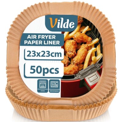 Foremki papierowe VILDE 279046 do Air Fryer 23 cm (50 sztuk)