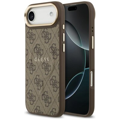Etui GUESS 4G PU Classic Logo MagSafe do Apple iPhone Air Brązowy