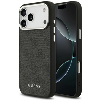 Etui GUESS 4G Classic Logo MagSafe do Apple iPhone 17 Pro Max Czarny