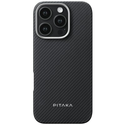 Etui PITAKA Ultra-Slim MagSafe do Apple iPhone 16 Pro Czarno-szary