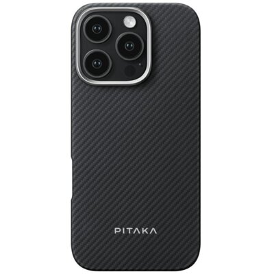 Etui PITAKA Ultra-Slim MagSafe do Apple iPhone 16 Pro Max Czarno-szary