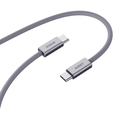 Kabel USB-C - USB-C AUKEY 240W 1.8 m Grafitowy