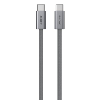 Kabel USB-C - USB-C AUKEY 240W 1 m Grafitowy