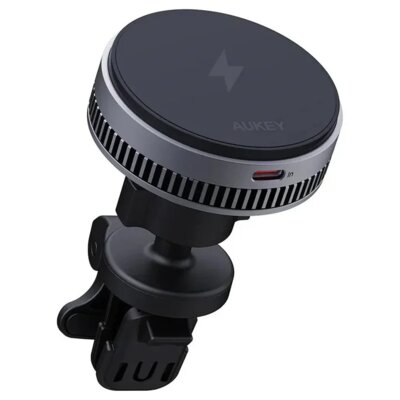 Uchwyt samochodowy AUKEY HD-MC13A 15W QI2 Czarny