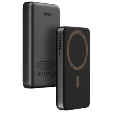 Powerbank AUKEY PB-MS08 MagSafe 10000 mAh QI2 20W Czarny