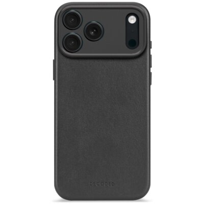 Etui DECODED Leather MagSafe do Apple iPhone 17 Pro Czarny