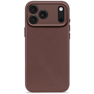 Etui DECODED Leather MagSafe do Apple iPhone 17 Pro Max Brązowy