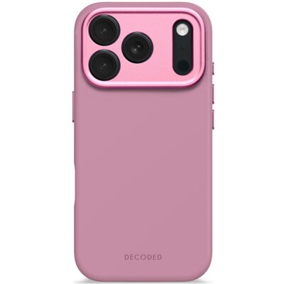 Etui DECODED Antimicrobial Silicone MagSafe do Apple iPhone 17 Pro Różowy