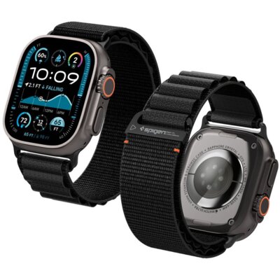 Pasek SPIGEN WBF1 do Apple Watch do koperty 44/45/46/49 mm Czarny