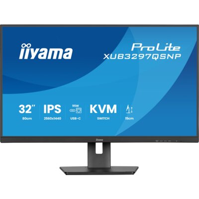 Monitor IIYAMA ProLite XUB3297QSNP-B1 32" 2560x1440px IPS 100Hz 1 ms