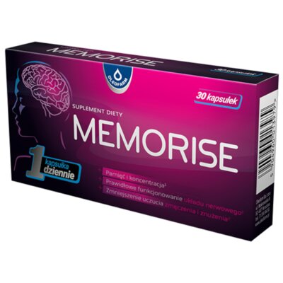 Kompleks witamin OLEOFARM Memorise (30 kapsułek)