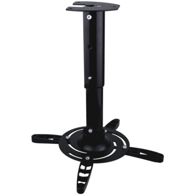 Uchwyt sufitowy ART P-102B Maksymalne obciążenie 15 kg Czarny