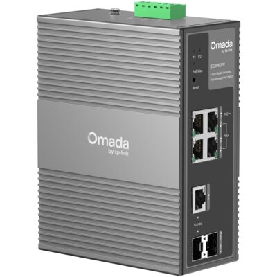 Switch TP-LINK Omada IES206GPP Gigabit Ethernet, 6 portów, Funkcja PoE, Zarządzalny
