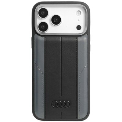 Etui AUDI A6 Synthetic Leather MagSafe do Apple iPhone 17 Pro Max Czarny