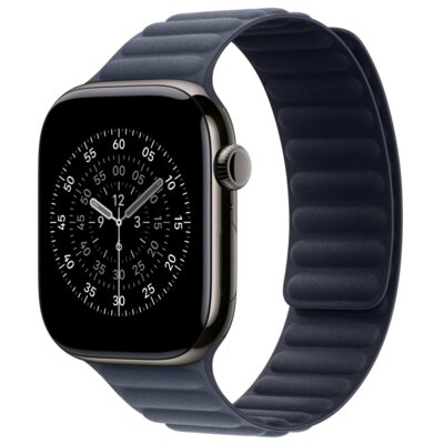 Pasek do Apple Watch do koperty 44/45/46/49mm S/M Magnetic Link Ciemnoniebieski