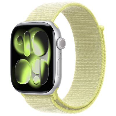 Pasek do Apple Watch do koperty 44/45/46/49mm S/M Neonowy żółty