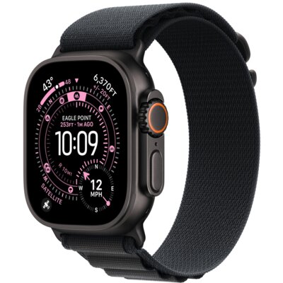 Pasek do Apple Watch do koperty 44/45/46/49mm M Czarny (Tytan czarny)