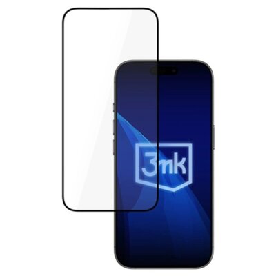 Szkło hartowane 3MK HardGlass Max Lite Black do Apple iPhone 17 Pro