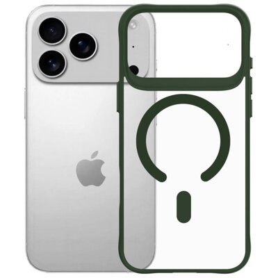 Etui 3MK Satin Guardx MagCase do Apple iPhone 17 Pro/18 Pro Przezroczysto-zielony