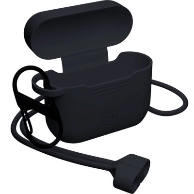 Etui na słuchawki 3MK Silicone Case do Apple AirPods Pro 3 Czarny