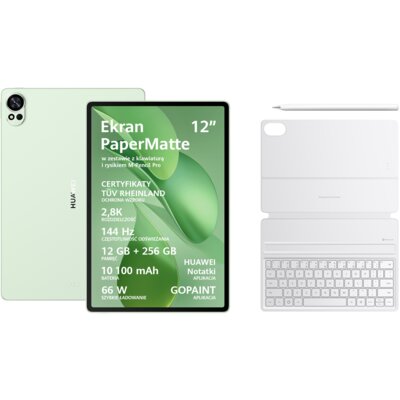 Tablet HUAWEI MatePad 12X 2025 12" 12/256 GB Wi-Fi Zielony + Rysik + Klawiatura