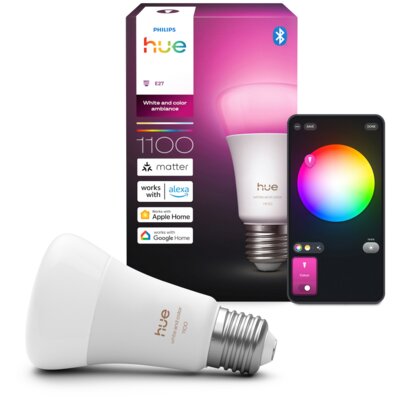 Inteligentna żarówka LED PHILIPS HUE 929003853501 8.1W E27 Bluetooth, ZigBee