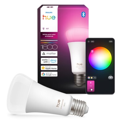 Inteligentna żarówka LED PHILIPS HUE 929003853601 11.8W E27 Bluetooth, Zigbee