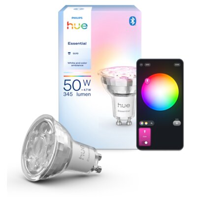 Inteligentna żarówka LED PHILIPS HUE Essential 929004235701 GU10 4,7 W Bluetooth, ZigBee