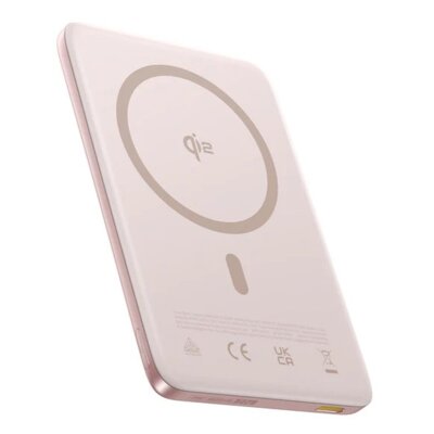 Powerbank BASEUS PicoGo Ultra-Slim Magnetic 10000 mAh 27W Różowy