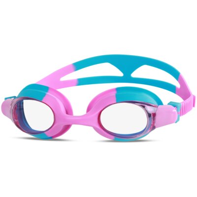 Okulary pływackie SPOKEY Oli Różowo-turkusowy filtr UV