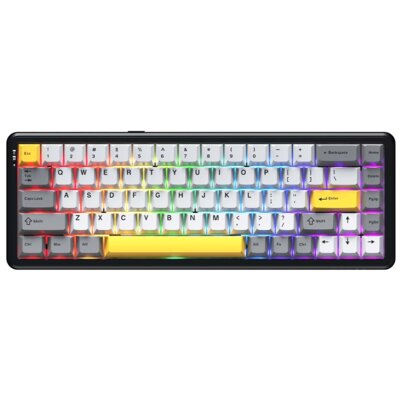 Klawiatura AJAZZ AK680 Max Wireless Czarno-szaro-żółty