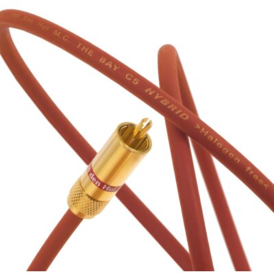 Kabel RCA - RCA VAN DEN HUL 1 m Czerwony