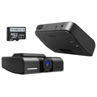 Wideorejestrator FINEVU GX400 1CH QHD + Karta pamięci FineVu 128GB