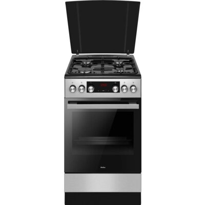 Kuchnia AMICA 523GES3.33HZPTADPA(XSX) Termoobieg Drabinki Prowadnice teleskopowe Pizza 300˚C