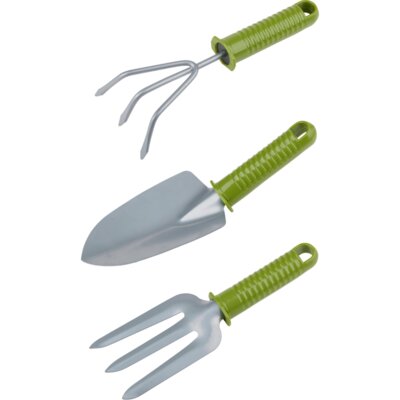Zestaw narzędzi ogrodowych KINZO Plastikowa raczka (3 szt.)