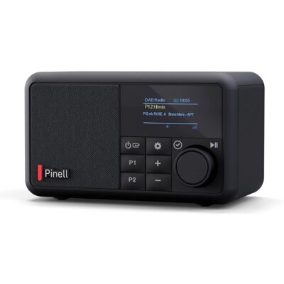 Radio PINELL Compact Cyfrowe Przenośne Czarny