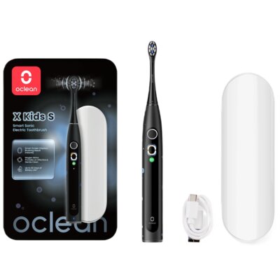 Szczoteczka soniczna OCLEAN X Kids S Czarny + etui