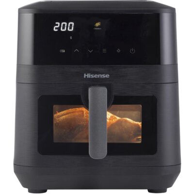 Air Fryer Frytkownica beztłuszczowa HISENSE HAF2100DCD 7.7l z 10 automatycznymi programami i okienkiem do obserwacji postępów gotowania