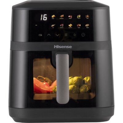 Air Fryer Frytkownica beztłuszczowa HISENSE HAF1800DCD 6.3l z okienkiem do obserwacji postępów gotowania