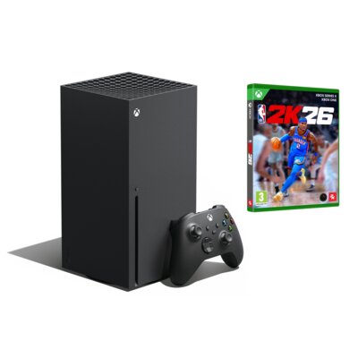 Konsola MICROSOFT XBOX Series X z napędem Blu-ray 4K UHD + NBA 2K26 Gra XBOX ONE/XBOX Series X