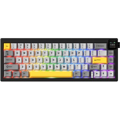 Klawiatura AJAZZ AK650 Wireless Czarno-szaro-żółty