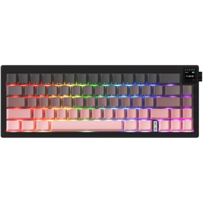 Klawiatura AJAZZ AK650 Wireless Czarno-różowy