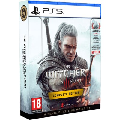 Wiedźmin 3: Dziki Gon - Edycja Kompletna + Jubileuszowy Steelbook Gra PS5